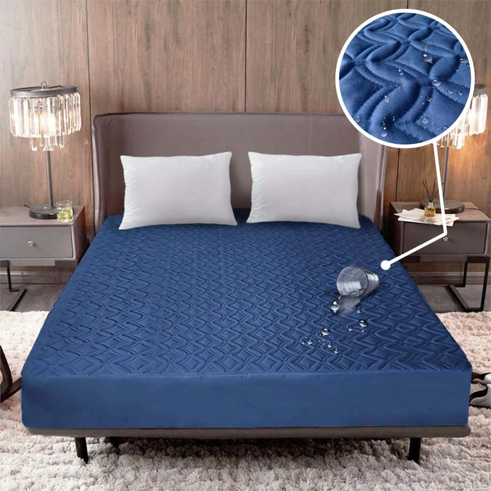 MaxConfort™️ - Combo Protector de Cama Impermeable + Fundas de almohadas