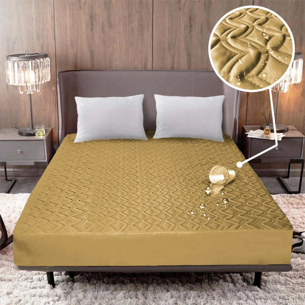 MaxConfort™️ - Combo Protector de Cama Impermeable + Fundas de almohadas
