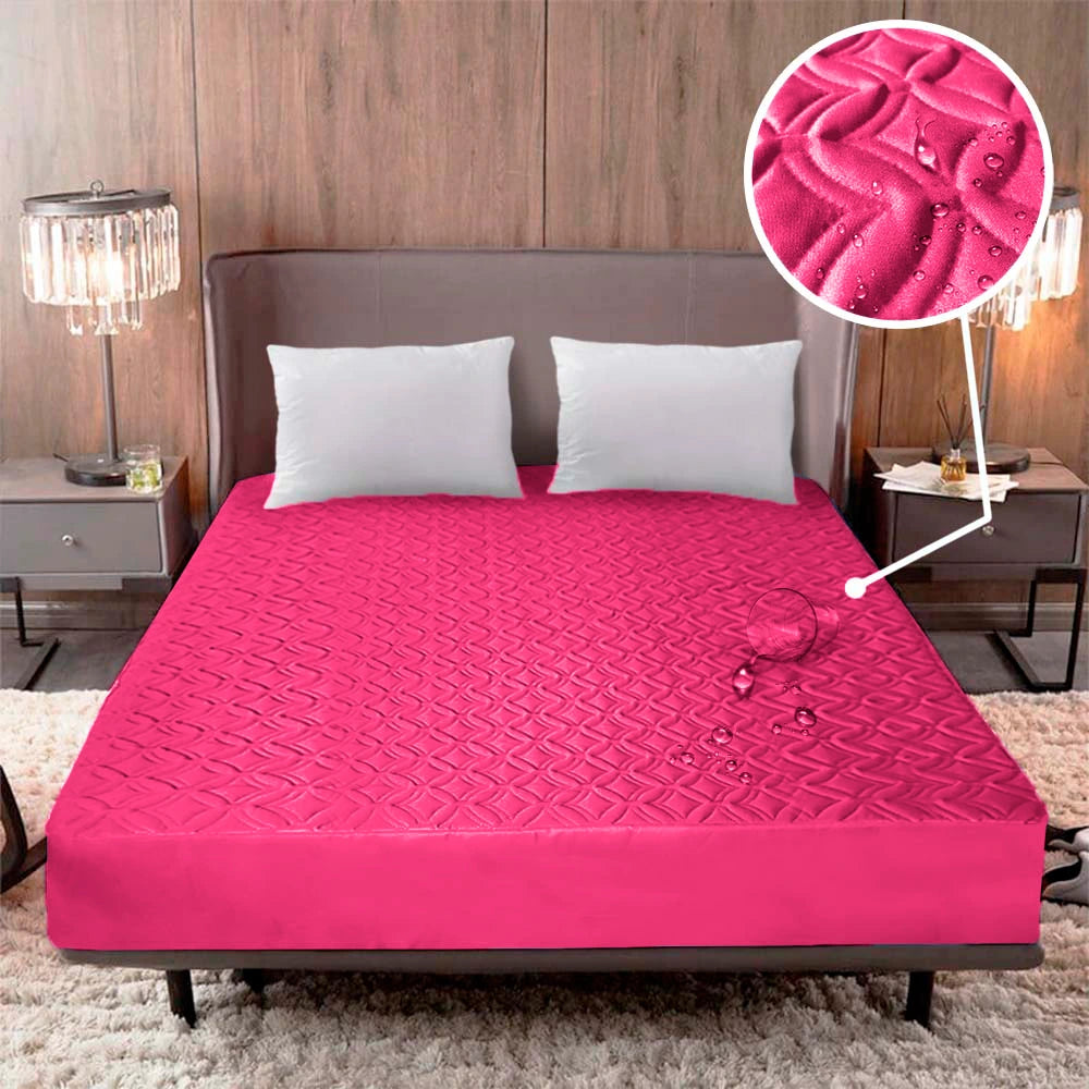 MaxConfort™️ - Combo Protector de Cama Impermeable + Fundas de almohadas