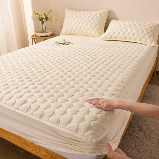 MaxConfort™️ - Combo Protector de Cama Impermeable + Fundas de almohadas