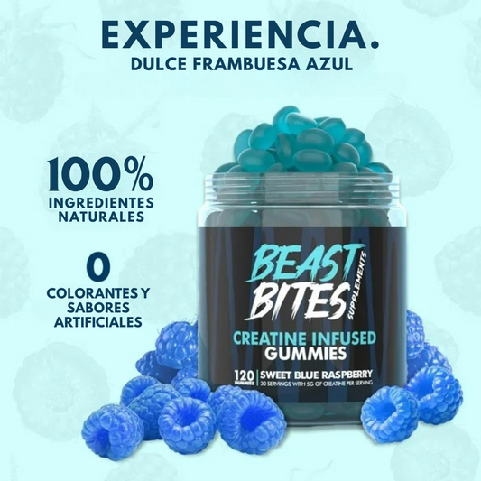 BEAST BITE GOMAS DE CREATINA X 120 UNI